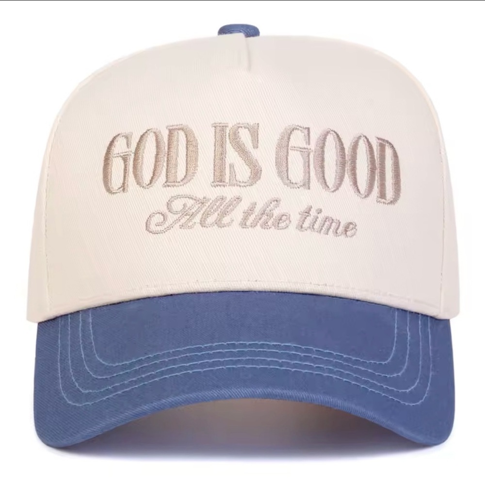 Embroidered God is Good cap